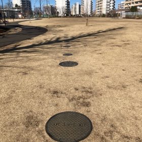 「マンホールトイレ」！