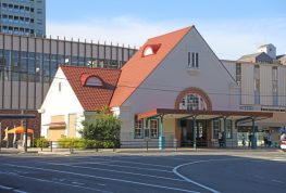 国立市東での水道設備の工事。
