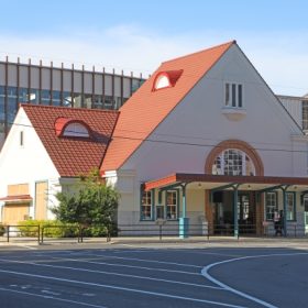 国立市東での水道設備の工事。